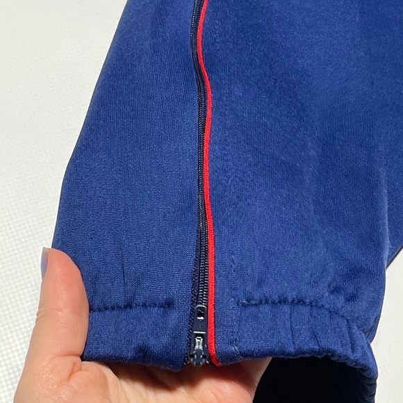 VINTAGE L.L. Bean Pants Men’s Large Blue Side Zip Hiking Made USA 90s - Picture 12 of 16